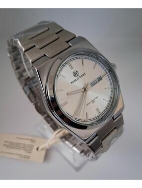 NEW Pablo Raez Men's Day/Date‎ Dress Watch